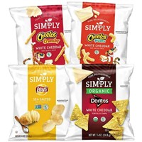 36Pcs Frito-Lay Simply Brand Snacks Variety Pack