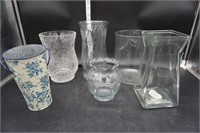 Glass & Metal Vases