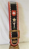 COWBELL MARKED "GUSSE UETENDORE, GIESSEREI", MADE