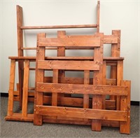 CUSTOM MADE PINE BUNKBEDS - FULL/TWIN,