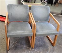 PR BLUE RECEPTION AREA CHAIRS, METAL KITCHEN CART