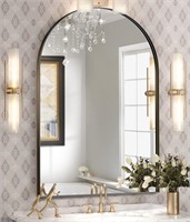 KLC Arched Mirror, Arched Wall Mirror, 24 x 36