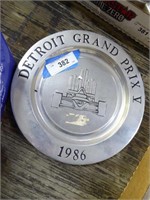 Detroit Grand Prix plate