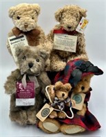 Collection of (5) Boyds & Mary Meyer Bears