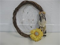 10.5"x 13" Handmade Dream Cather Wreath