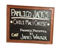 Pamlico Jacks Chili Mac & Cheese Framed Sign
