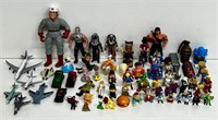 LOT OF DC AND MARVEL ACTION FIGURES