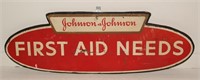 Johnson & Johnson First Aid Needs Sign