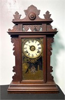E.N.Welch Walnut Clock