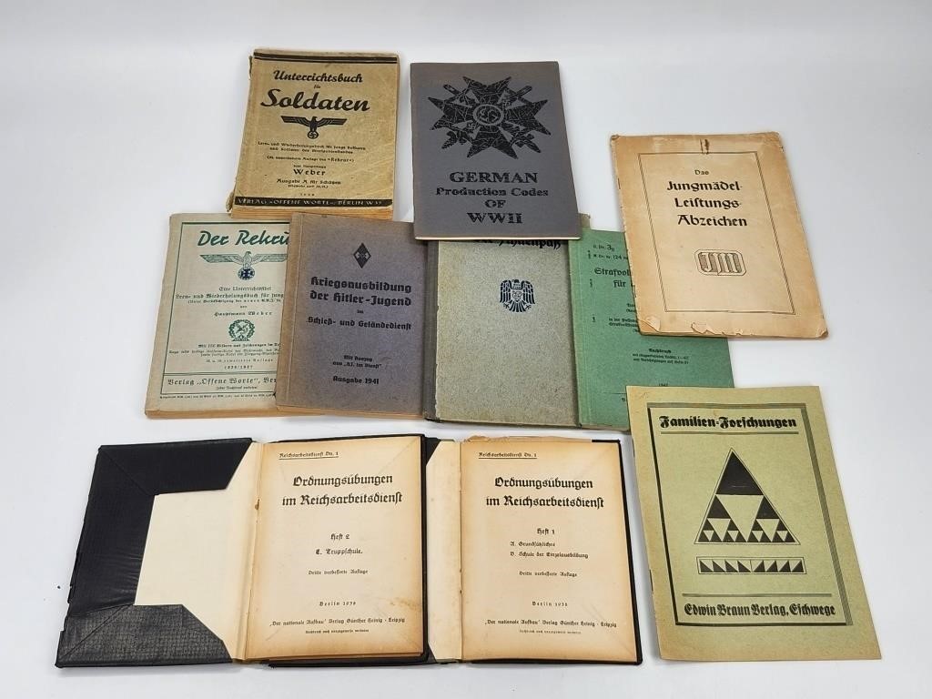 GERMAN FIELD MANUALS AND BOOKLETS