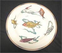 Victorian Worcester "fish" display plate