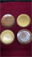 Lot of 4 Decorative Saucers/Coasters