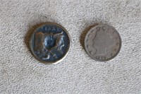 1903 American Nickel & Very Old Greek Coin