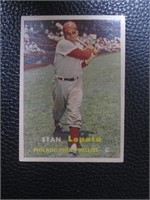 1957 TOPPS #119 STAN LOPATA PHILLIES VINTAGE