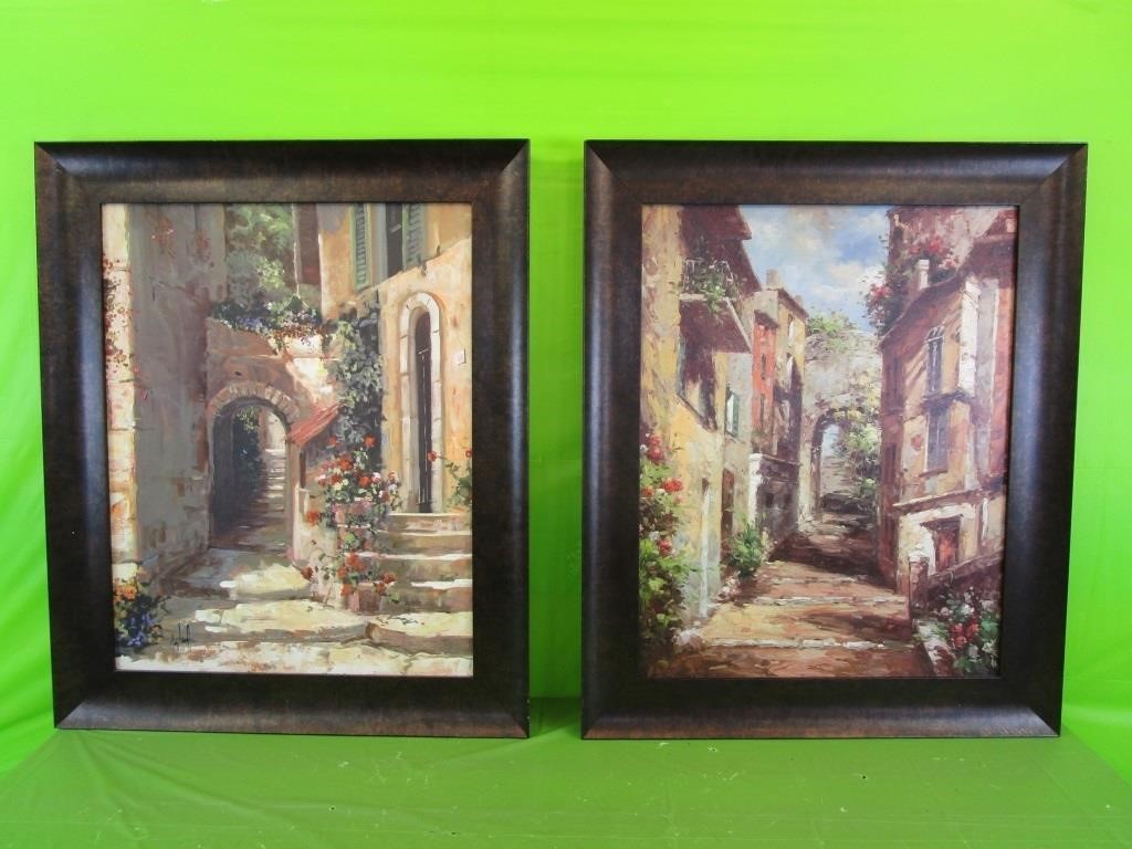 2 Framed Prints  34" x 29"