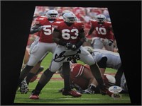 Michael Bennett Signed 8x10 Photo FSG Witnessed