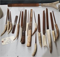 Tools Unusual lot of old files antler handles