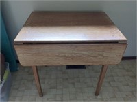 Table with Fold Down Sides - Measures Approx 41"