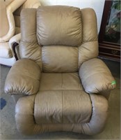 Squire Swivel Recliner Leather w/Vinyl Coated