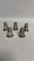 5  Sterling silver shakers