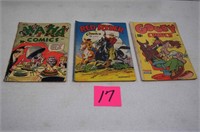 (3) Comic Books – Ha Ha Comics No 36 1946 / Red
