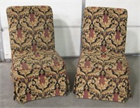 Rachlin Katarina Harvest upholsetred Chairs lot