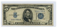 1934-A $5 U.S. Silver Certificate
