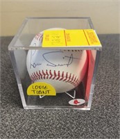 Louie Tiant Autographed Baseball w/COA