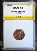 1962-D LINCOLN CENT LVCS SUPERB GEM