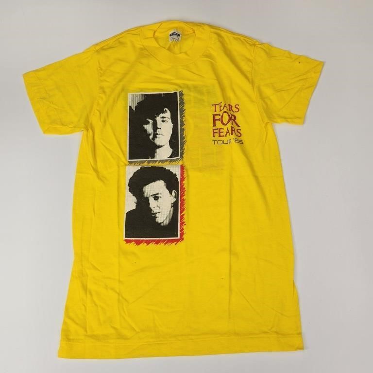 1985 TEARS FOR FEARS CONCERT SHIRT