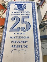 Vintage cards, postcards, saving stamps,