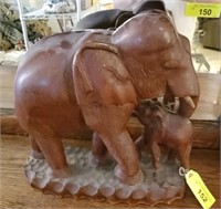 ELEPHANT CARVED STATUE
