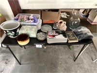 Table Lot of Mixed Items