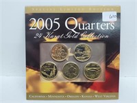 2005 24KT Gold Quarter Collection