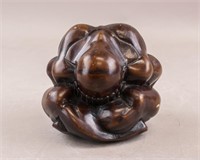 Chinese Hardstone Carved Weeping Buddha Sculpture
