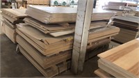 1 Stack of 4'x8' Particle and MDF Board,
