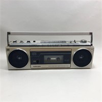 Vintage Radio Boombox Toshiba SF3 Tape Deck