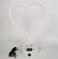 Neon Green Glowing Heart Sign Led Light Lamp