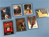 7X MICHAEL JORDAN TRADING CARDS VINTAGE