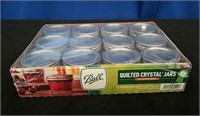 Case of Ball Quilted Crystal Jars