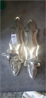 Steiff pewter wall sconces