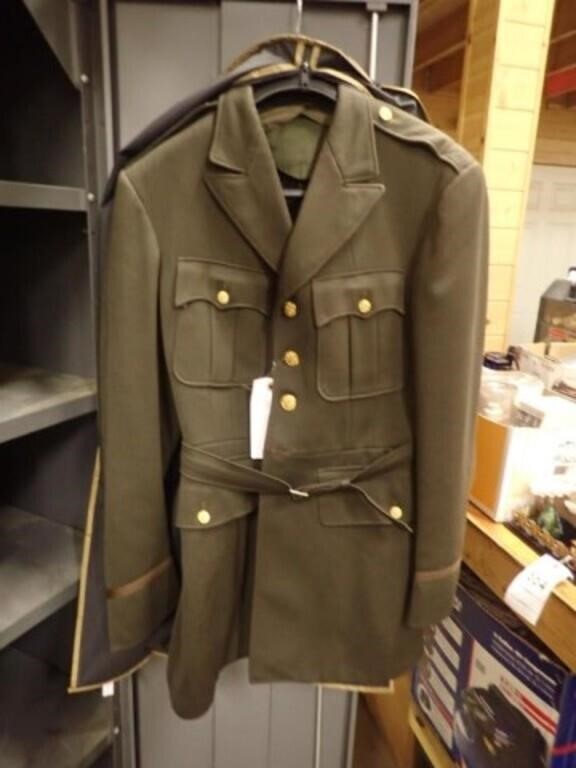 WW II Military Officer Dress Uniform In Garmet Bag