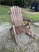 Outdoor Wood Rocking Chair