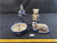 Stoneware Figurines, Pan