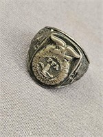 SIZE 9.5 VINTAGE FFA BALFOUR STERLING SILVER RING