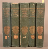 5 Volumes Works of Capt Marryat 1868