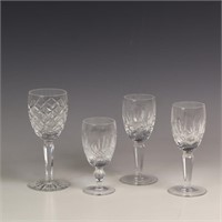 Four Waterford Crystal cordials