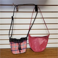 Two Pink Colored Purses