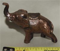 Vtg Solid Brass Williams College Elephant Figure