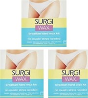 3x Surgi Brazilian Wax Kit - 113g